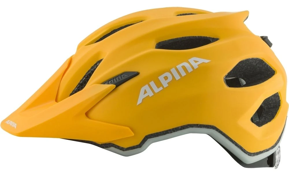 Alpina Carapax Jr. Fahrradhelm - Burned-yellow-matt - Image 2