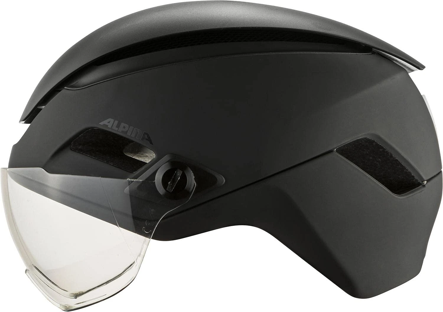 Alpina Altona V Visier-Fahrradhelm - Black Stealth Matt - Image 3