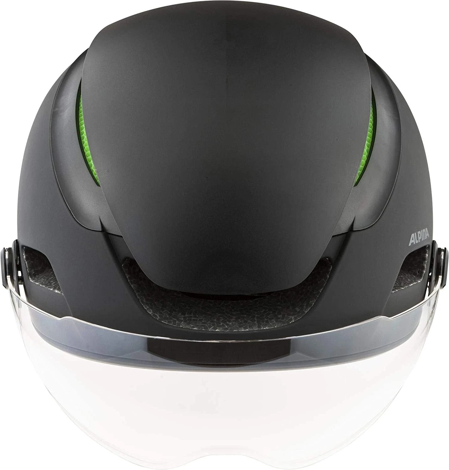 Alpina Altona M Visier-Fahrradhelm - Black Matt - Image 2