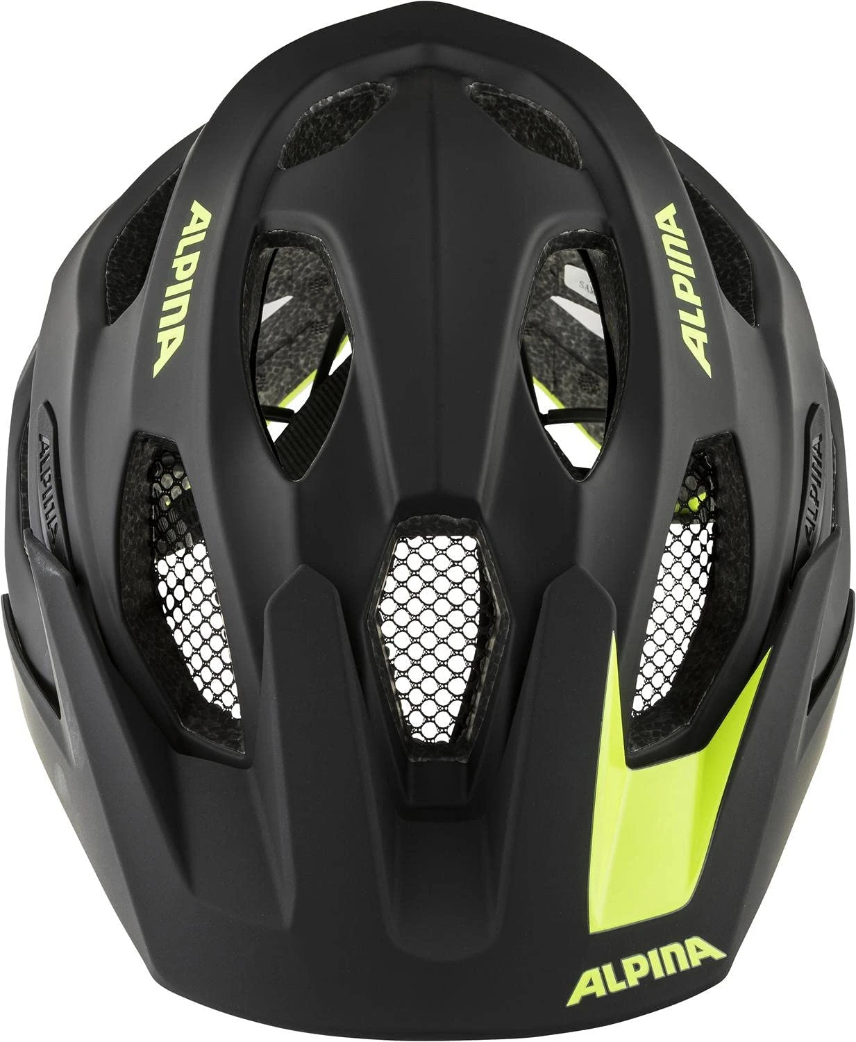 Alpina Carapax 2.0 Mountainbike Helm - Black Neon-yellow Matt - Image 2