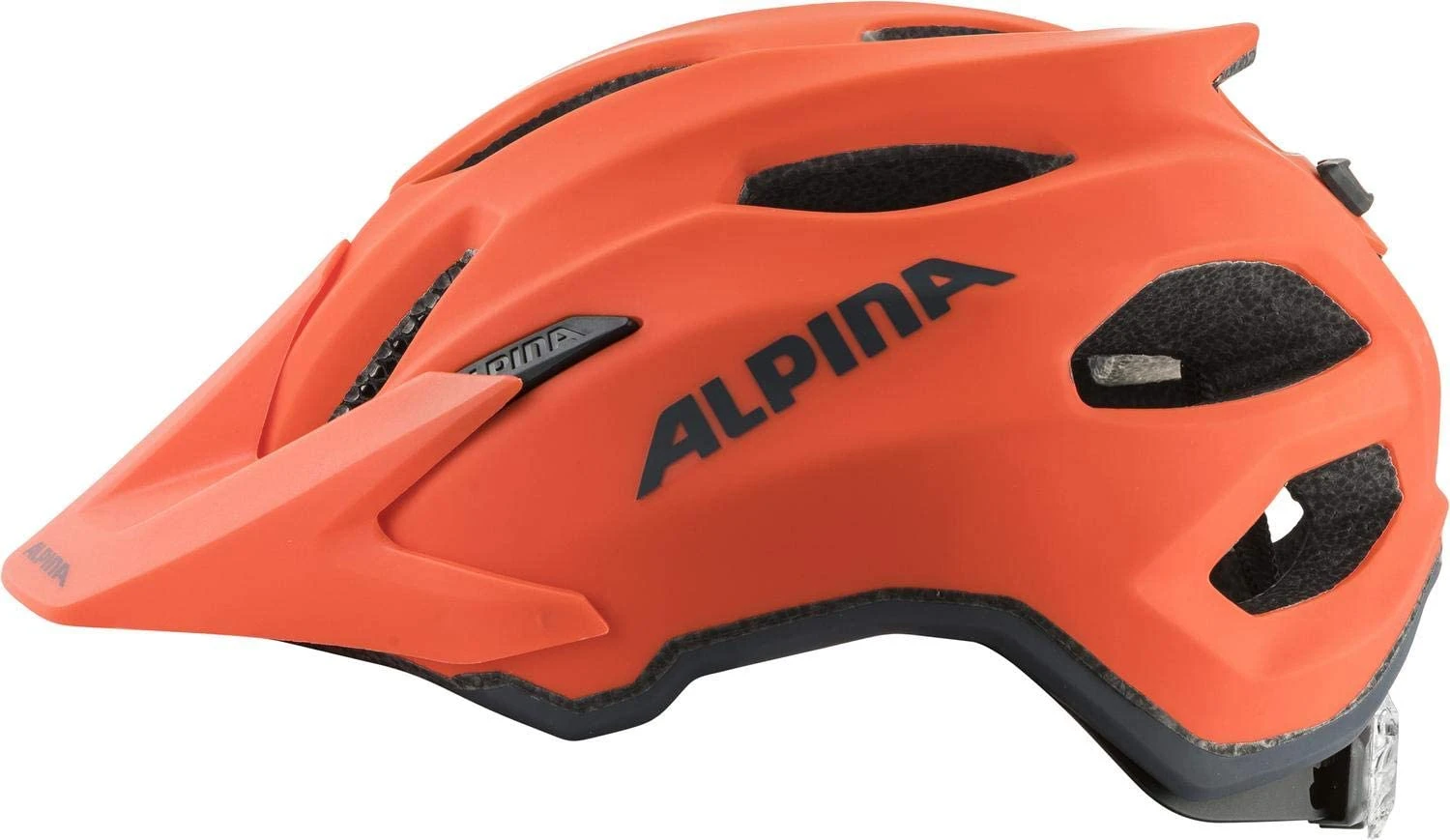 Alpina Carapax Jr. Fahrradhelm - Pumkin Orange Mat - Image 3