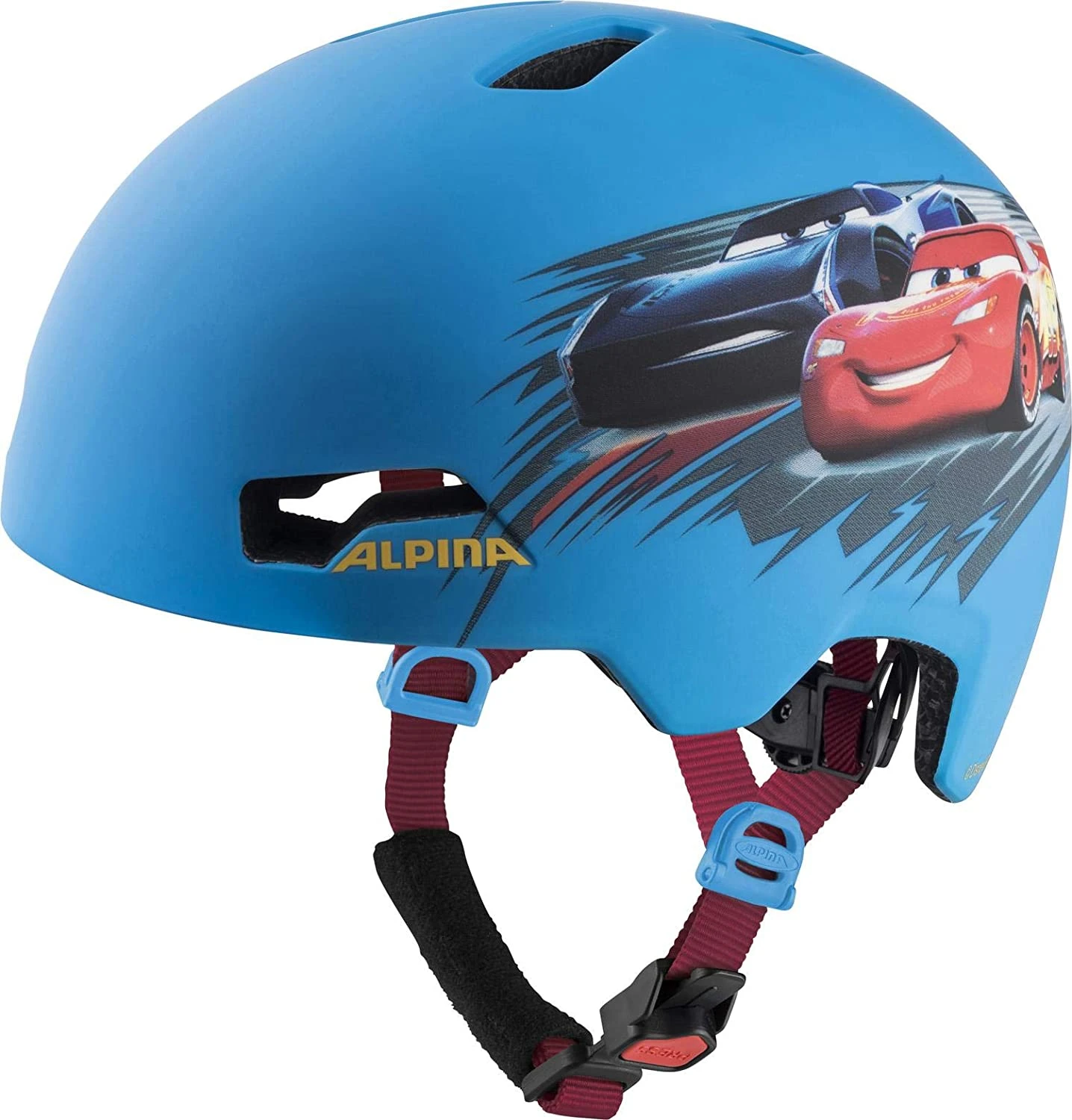 Alpina Hackney Disney Skatehelm-Fahrradhelm - Cars