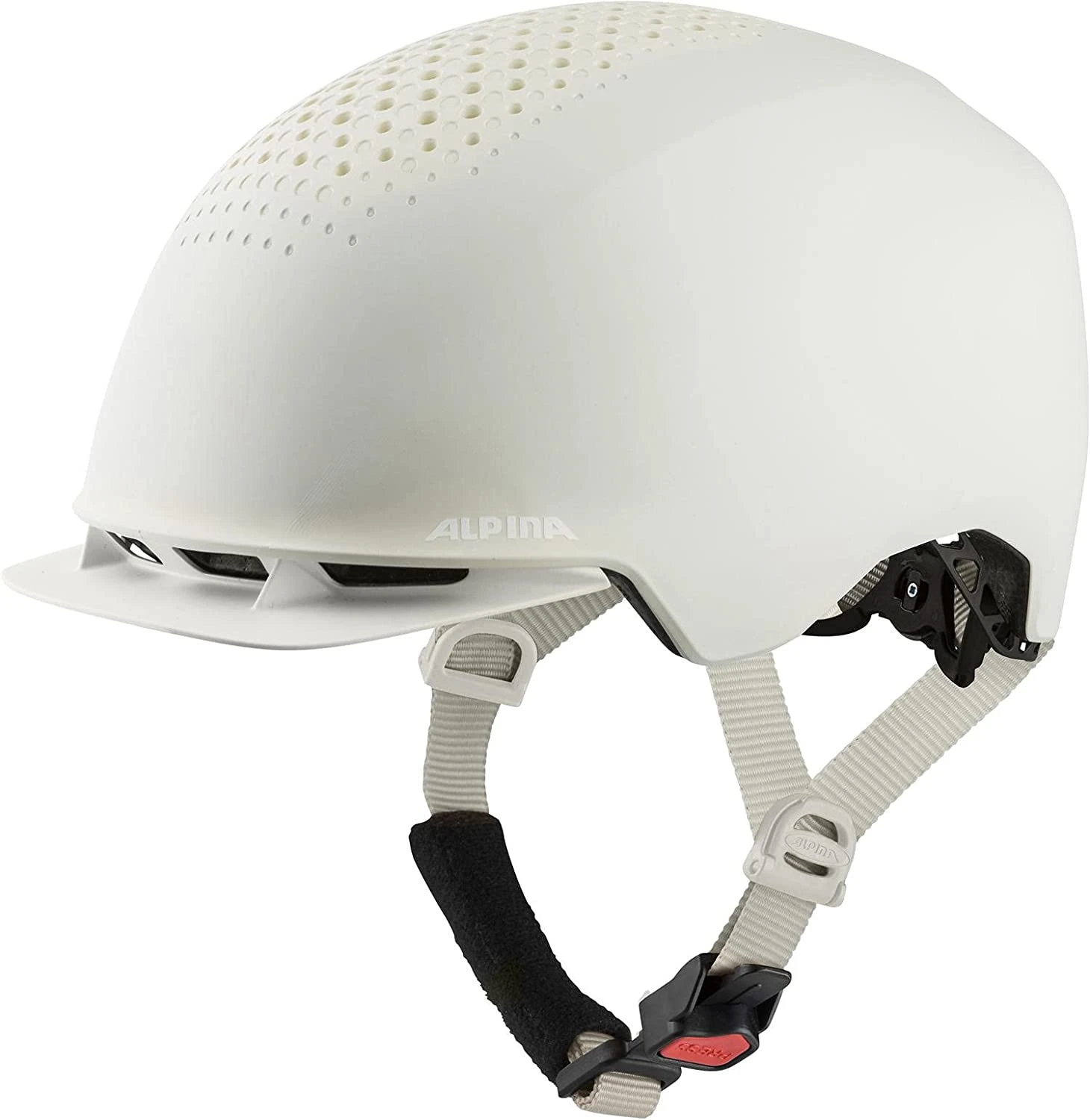 Alpina IDOL Fahrradhelm - Off-white Mat