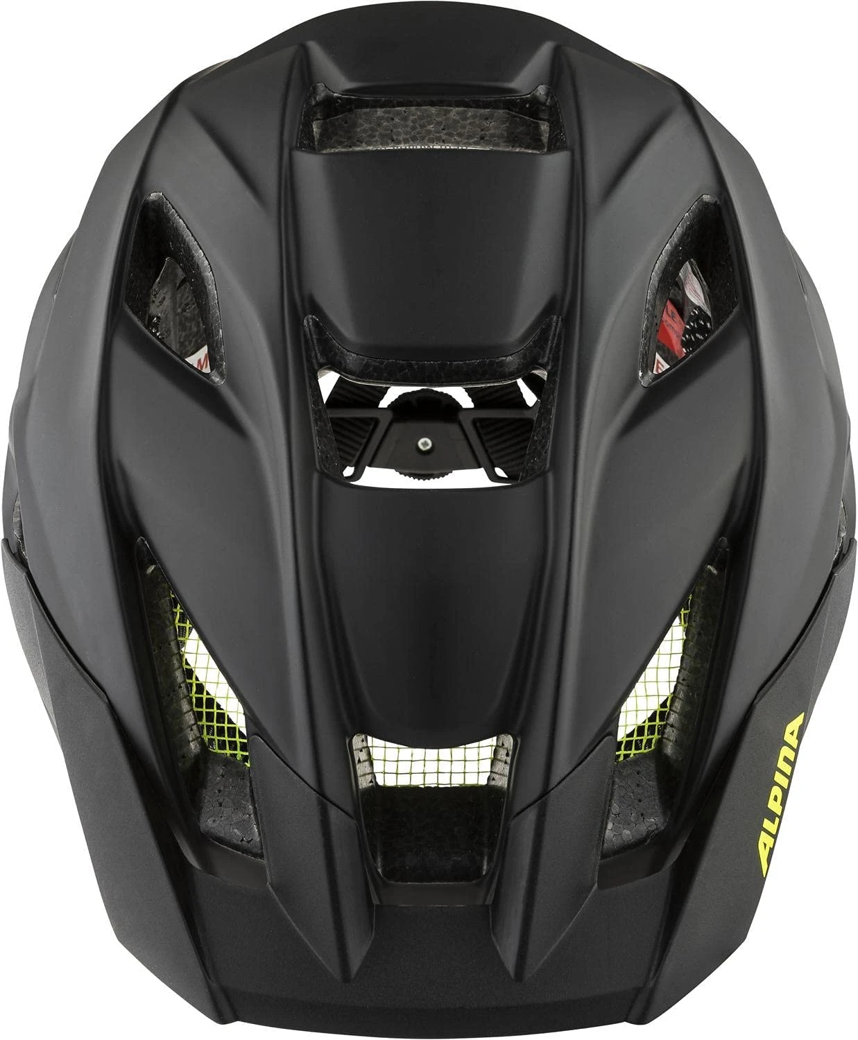 Alpina Stan Mips Fahrradhelm - Black Neon Yellow Mat - Image 2