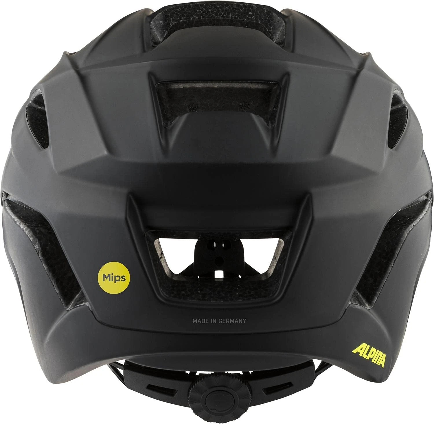 Alpina Stan Mips Fahrradhelm - Black Neon Yellow Mat - Image 4
