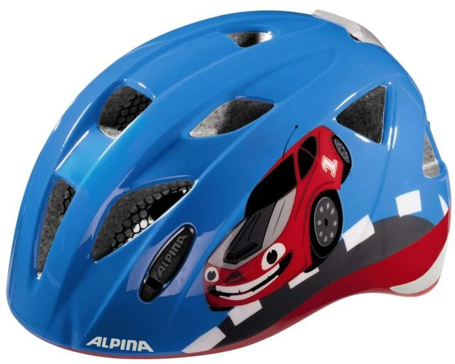 Alpina Ximo FLASH Kinder Fahrradhelm - Red Car