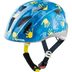 ALPINA Kinder-Helm Ximo Blue Hands Gloss